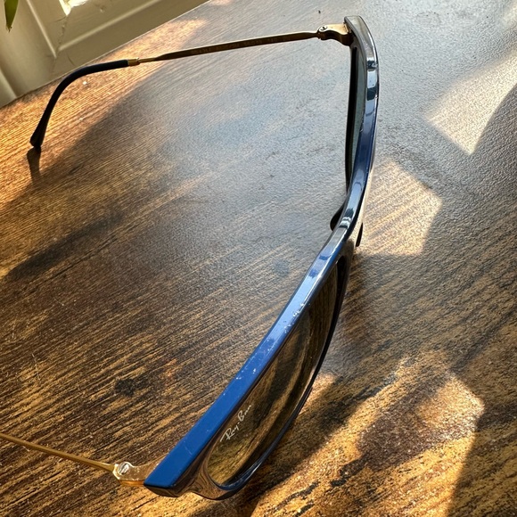 Ray-Ban Navy Blue Frame Black Lens Cat Eye Sunglasses main image 6